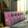 Korean Velvet Triangle Cushion Lengthened Bedside Cushion